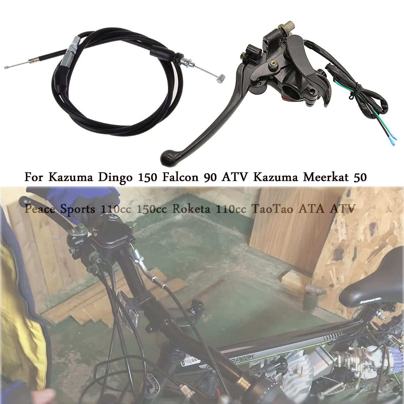 Amazon.co.jp: FYSHIQING 7/8インチ 22mm サムスロットル 50cc